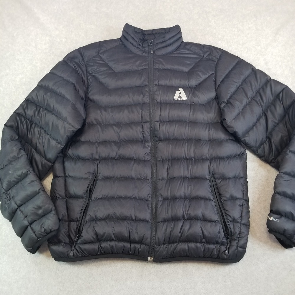 Eddie Bauer Jacket Mens Large First Ascent EB800 Goose Down Insulated Puffer